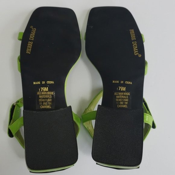 Pierre Dumas Women sandals Lime Green - Picture 6 of 14